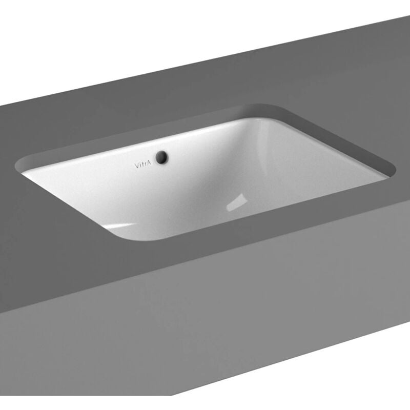 S20 Compact Under-Counter Basin 450mm Wide 0 Tap Hole - Vitra
