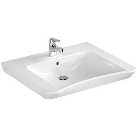 VitrA S20 lavabo 650x560 / 520mm HL mttg con foro Ü bianco