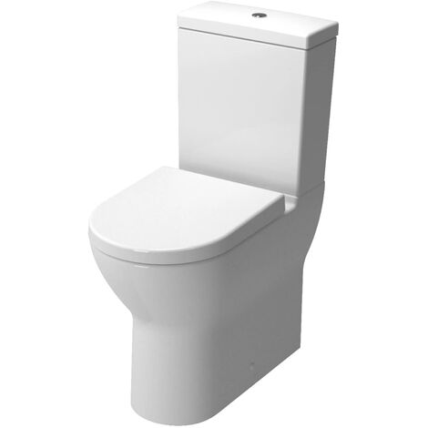 Vitra S50 Comfort Height Back to Wall Close Coupled Toilet - Soft Close Seat