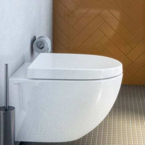 VitrA Sento WC-Sitz 86003R409 weiß, mit Absankautomatik