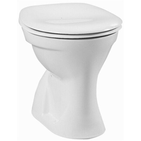 Vitra Standflachspül WC innen senkrecht Stand Flachspüler weiß Hygiene Glasur 6860L003-1030