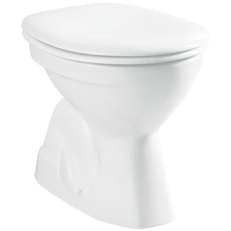 Vitra Standtiefspül WC Abgang innen senkrecht Toilette weiß mit Hygiene Glasur