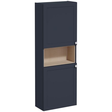 Vitra  Vitra Badezimmer-Unterschrank Vitra Root 55x155x25 cm blau matt (ROOTCN55TM)