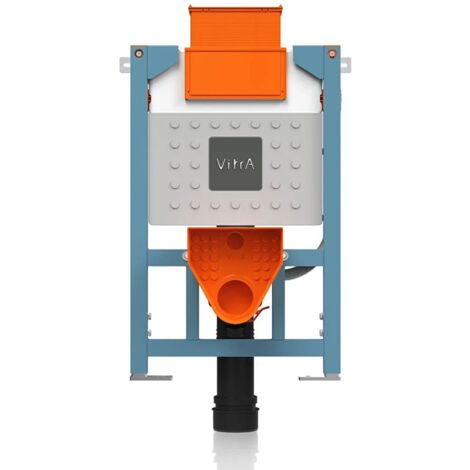 Vitra Vuni Wall Hung Reduced Height Toilet Frame with 3/6 Litre Concealed Cistern - 820mm H x 500mm W