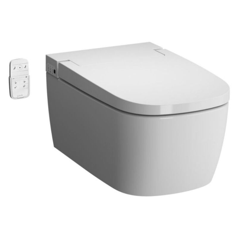 Markenartikel - vitra wc suspendu lavant v-care basic sans bride avec abattant
