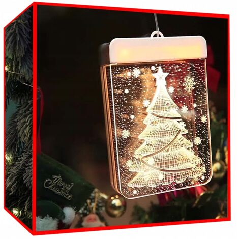 VITRAL LED 脕RBOL DE NAVIDAD C脕LIDO (60) GABA