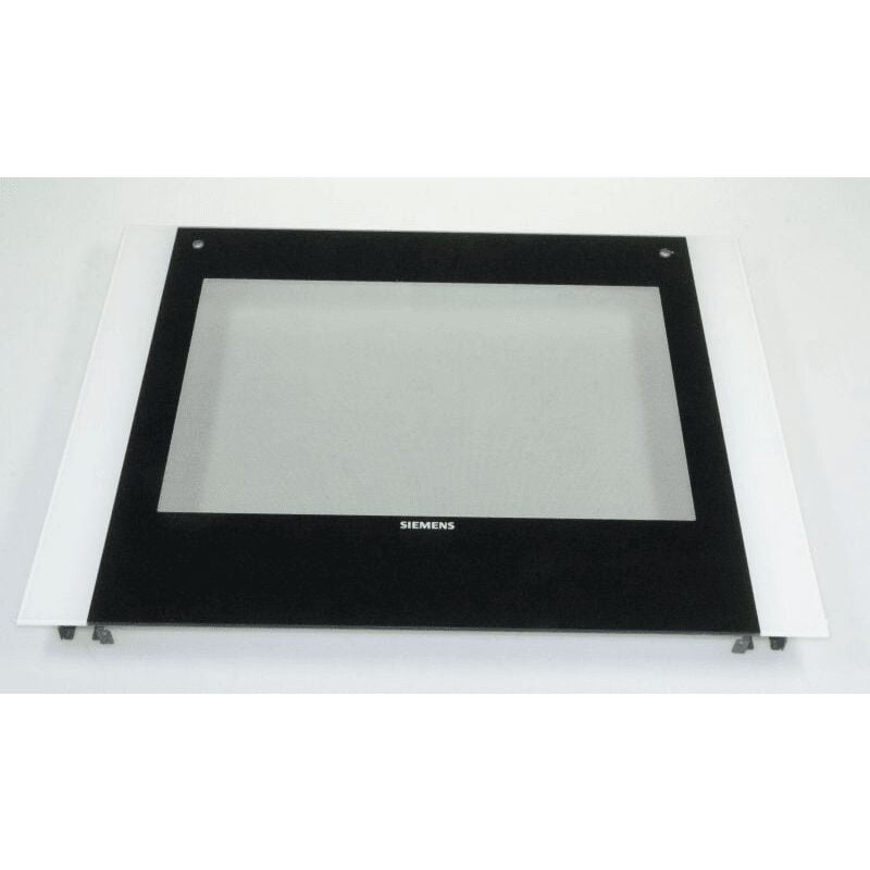 Vitre de facade blanche pour four Siemens 00471872