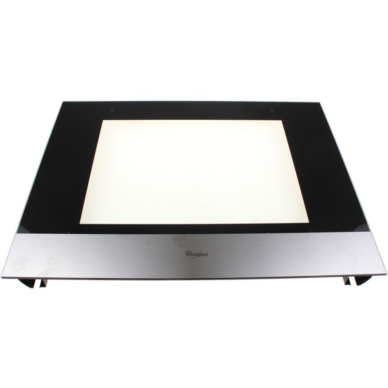 Vitre porte de four avec supports - 481010599789 - - Whirlpool
