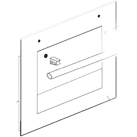 Vitre de porte extérieure d'origine