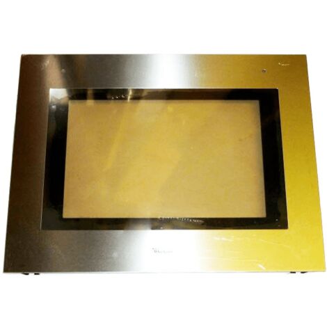 VITRE EXTERIEUR DE FOUR INOX POUR FOUR WHIRLPOOL - 481245059603