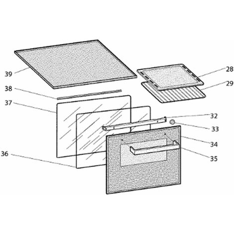 Vitre extérieur - Forni, Fornelli Elettrici e a Gas - ARISTON HOTPOINT - 348499