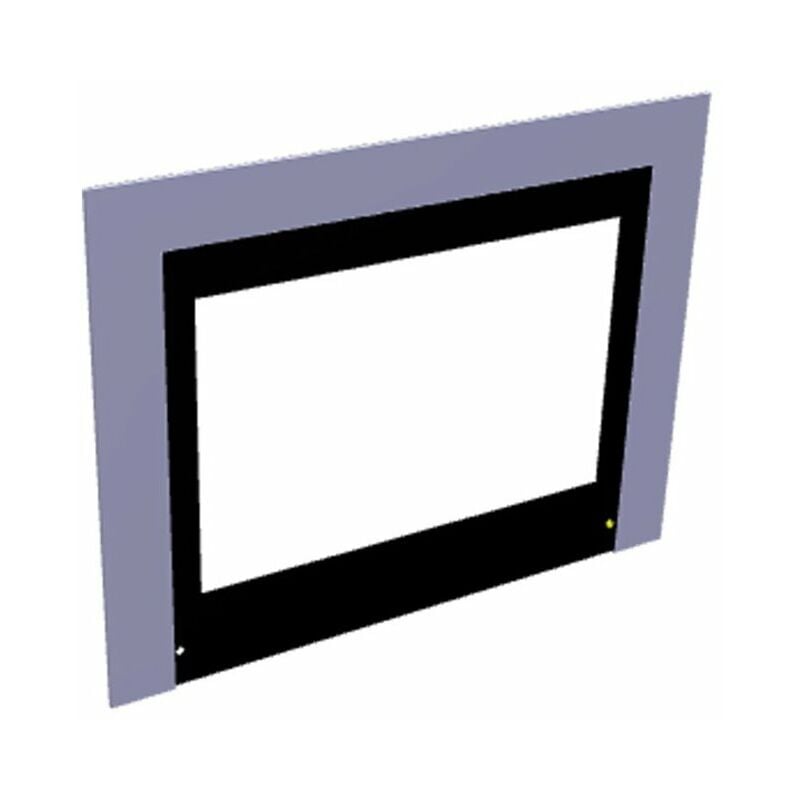 Faure - vitre exterieure blanc pour four 3578708988