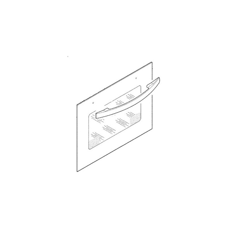 Faure - vitre exterieure blanche pour four 357829518