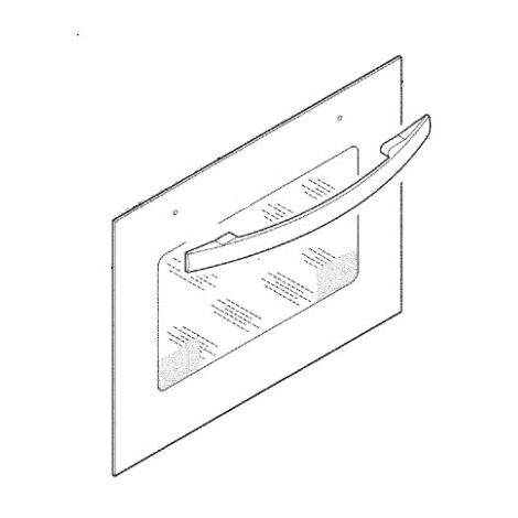 VITRE EXTERIEURE BLANCHE POUR FOUR FAURE - 357829518