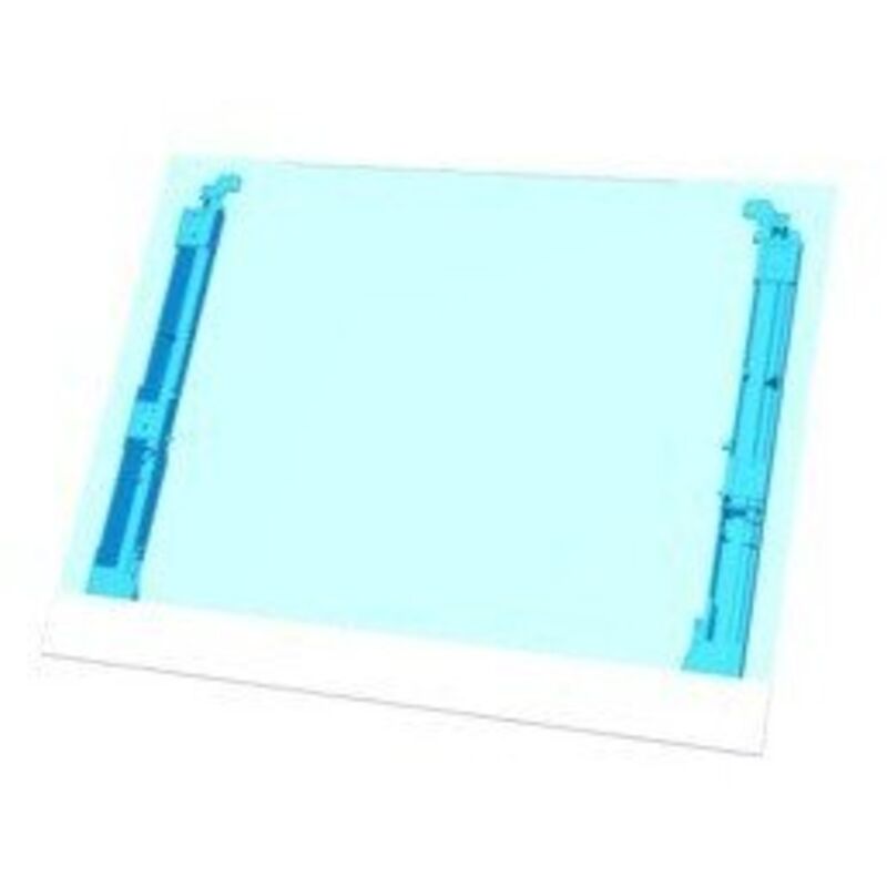 Vitre facade de porte inox pour four Electrolux 140144772070