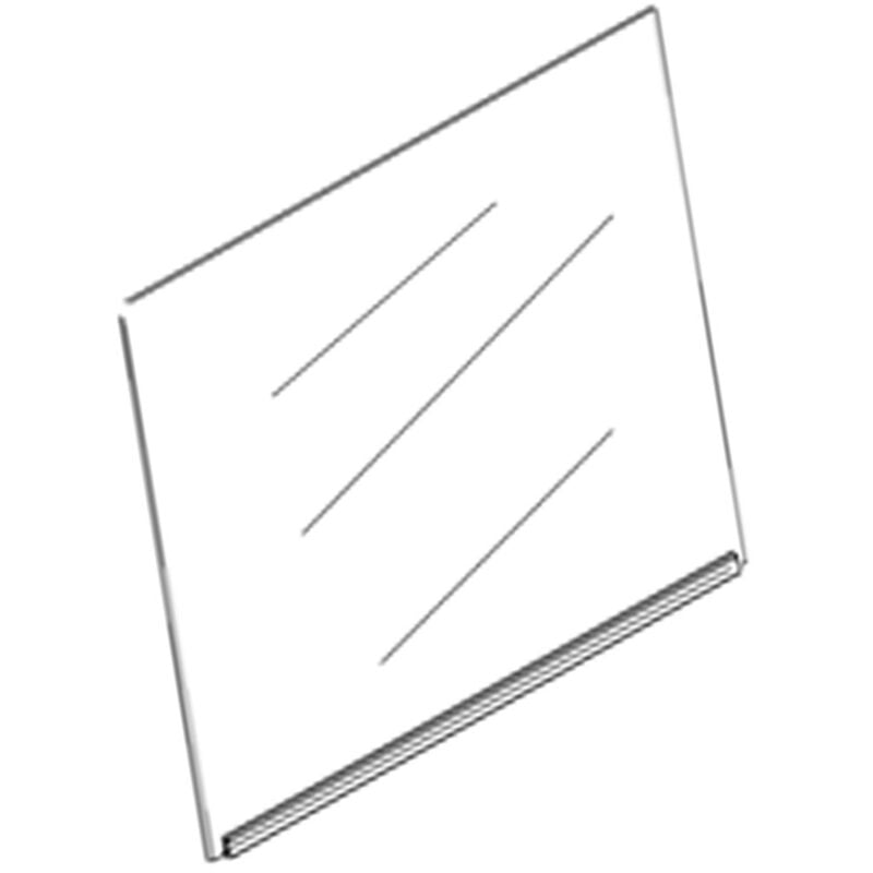 Beko - Vitre intérieure d'origine 493 x 405 mm