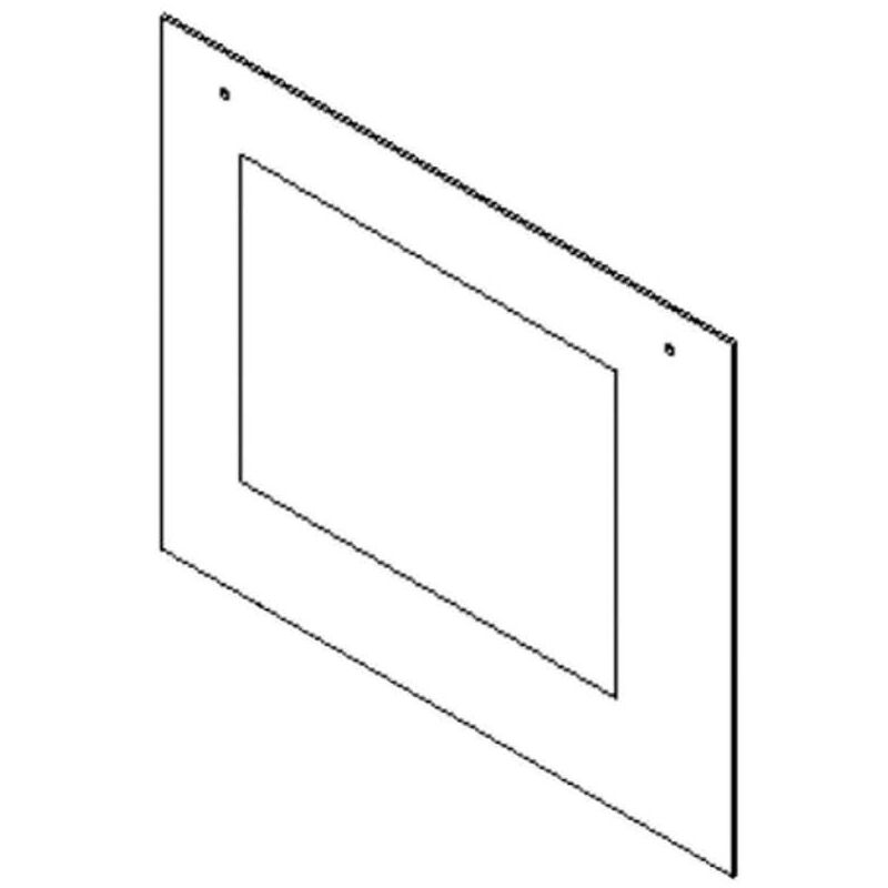 Vitre porte de pour four pyro Whirlpool 481010862629