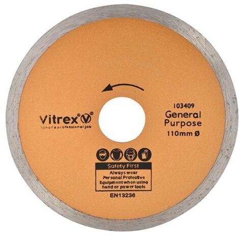 Vitrex 103409 Standard Diamond Blade 110mm VIT103409