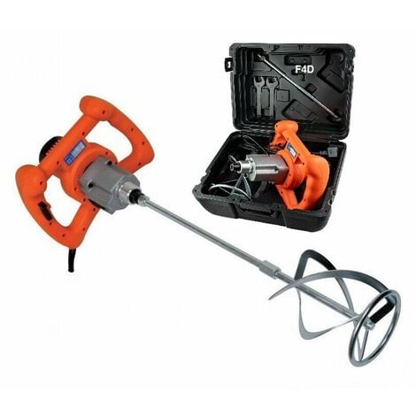 VITREX 240V 1400W CEMENT PLASTER MORTAR PAINT MIXER MIXING PADDLE MIX1400 & CASE