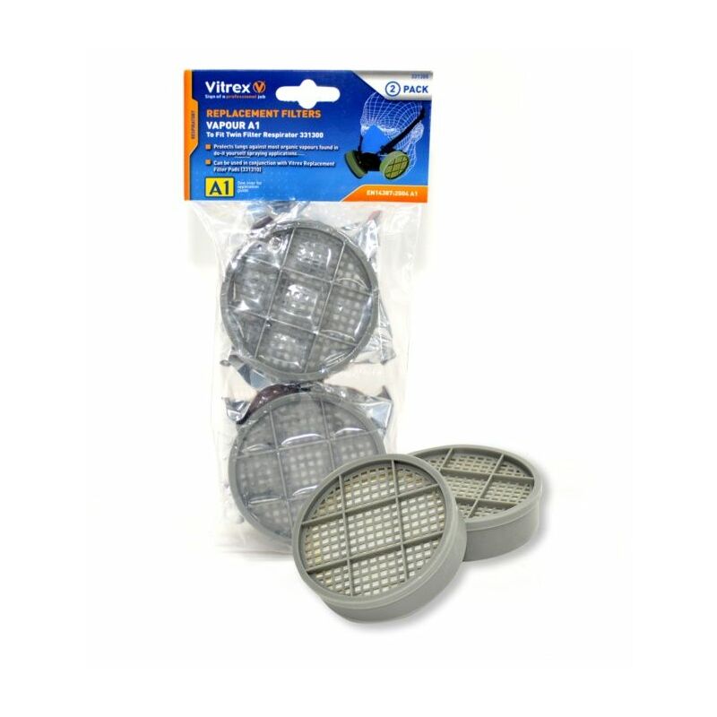 Vitrex Replacement Filters Pair A1 - 331305