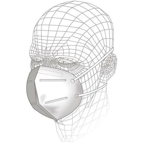 Vitrex S40913 Fold Flat Respirator P1 Pack Of 3 VITS40913