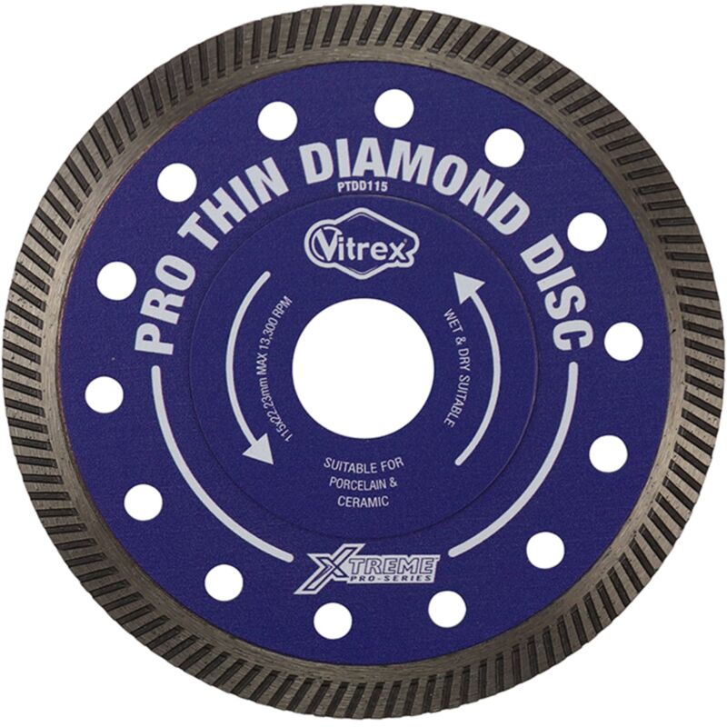 Vitrex Xtreme Pro Thin Diamond Disc 115mm