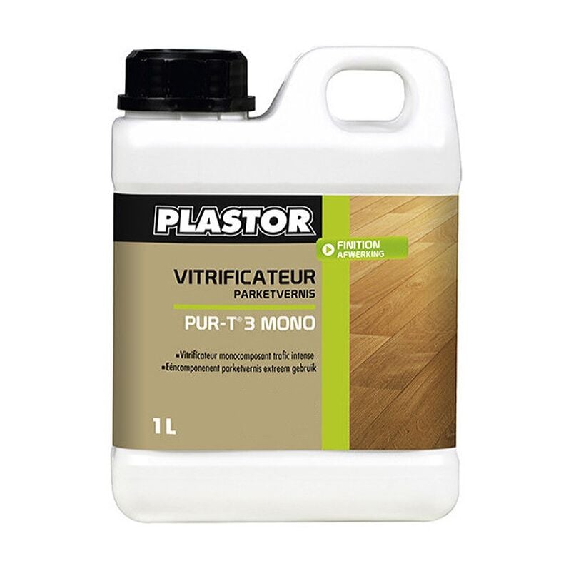 Plastor - Vitrificateur Monocomposant Pur - T3 - Mono Mat - Aspect Huilé Conditionnement: 1L