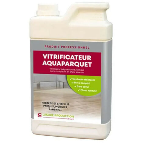 VITRIFICATEUR À PARQUET À L'EAU : AQUAPARQUET--Mat-Bidon de 1 l