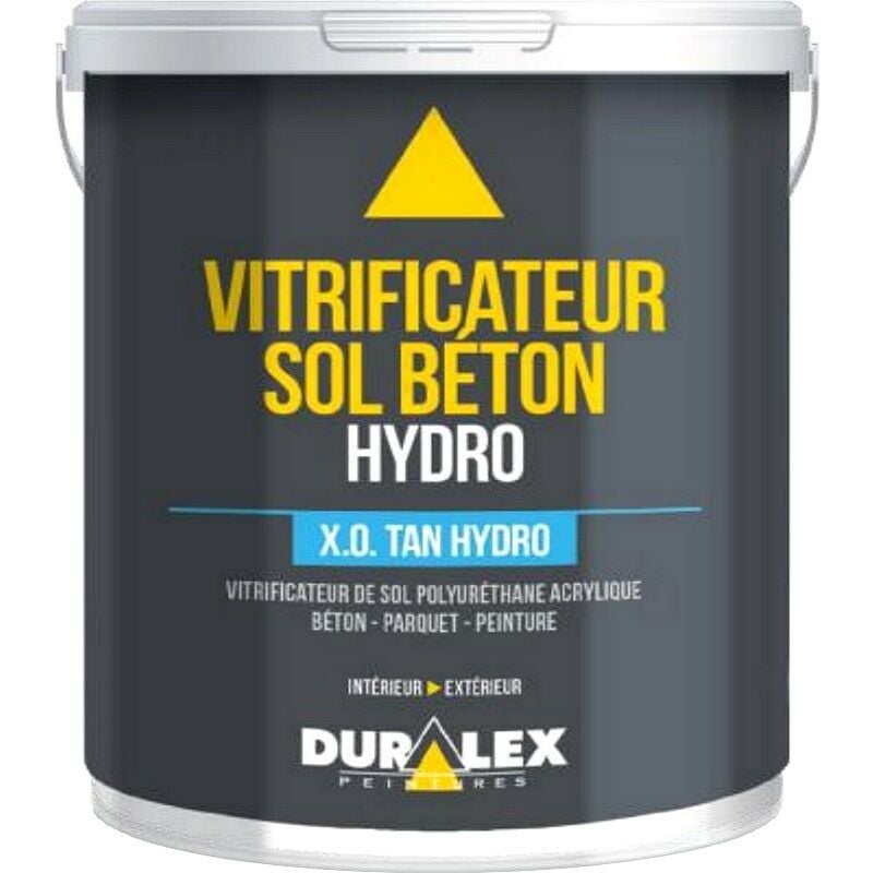 Vitrificateur béton DURALEX X O TAN HYDRO vernis polyuréthane haute protection des sols INCOLORE Conditionnement: 15 Litres - Finition: Brillant