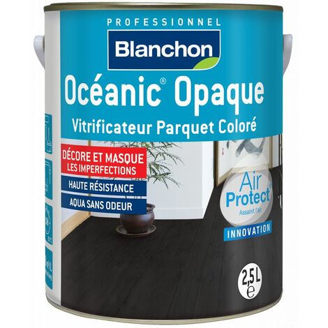 Vitrificateur Blanchon Oceanic Air Protect® Coloré Opaque Noir 2L5 - Plusieurs modèles disponibles