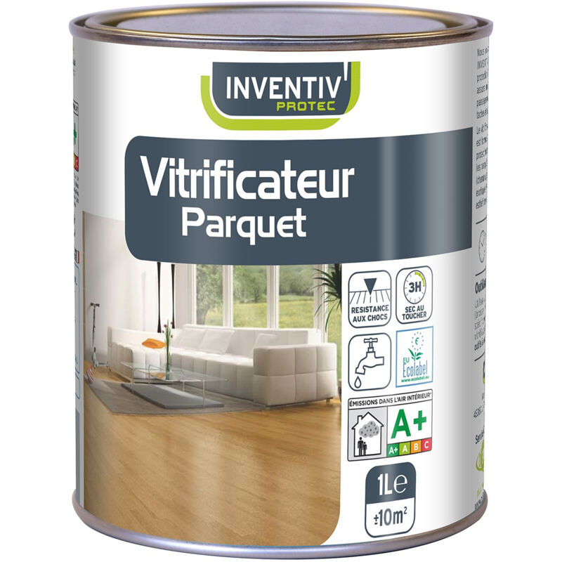 Vitrificateur Parquet Incolore Mat 1L - inventiv