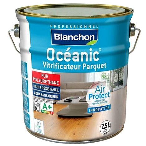 Vitrificateur parquet Professionnel BLANCHON Océanic Aqua-Polyuréthane haute résistance