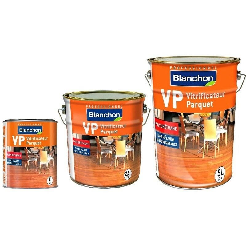 Vitrificateur parquet Blanchon vp traditionnel chaleur naturelle et protection durable Conditionnement: 5 Litres - Finition: Brillant