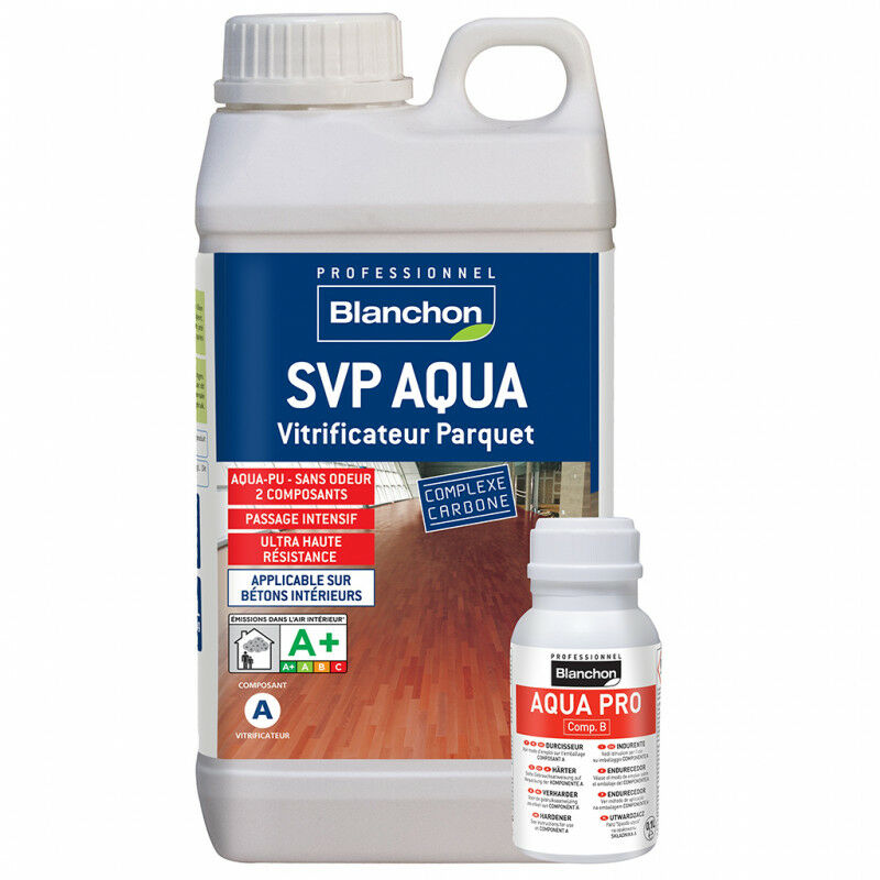 Vitrificateur Parquet SVP Aqua 1L BLANCHON - Aspect blanchon: Bois Brut