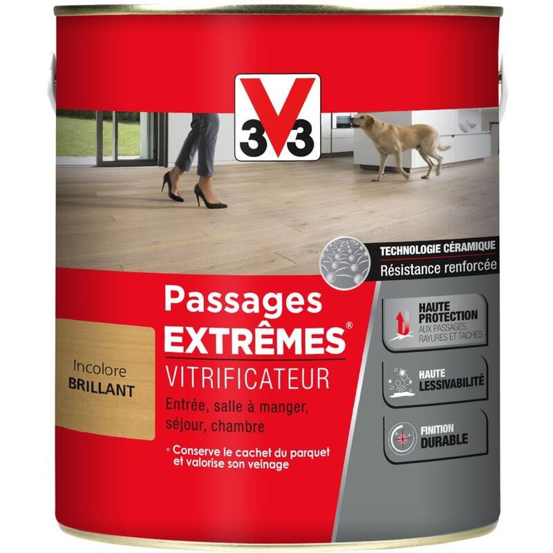 Vitrificateur Passages extrêmes® V33 Incolore Brillant 2,5L