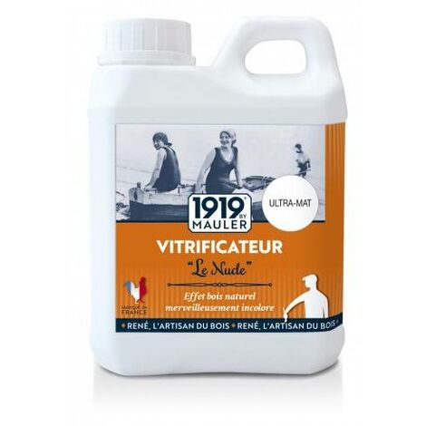 Vitrificateur ultra mat incolore 2.5L – Protection bois intérieur – Résistant aux rayures et taches – Application facile sur parquets – 1919 By Mauler