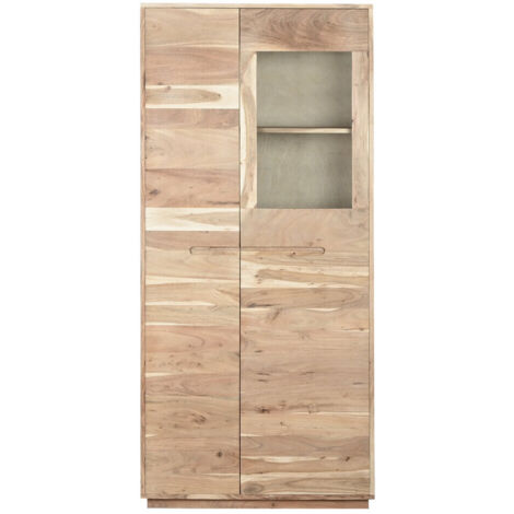 Vitrina Acacia 80X40X180 Natural