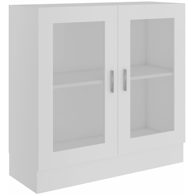 

vidaXL Armario de Libros de Aglomerado Blanco 82,5x30,5x80 cm - Blanco