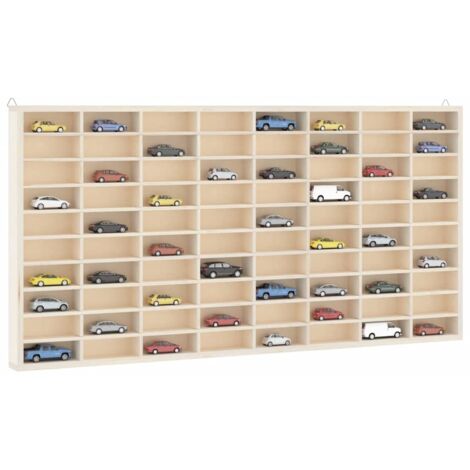 Vitrina de madera para coleccionistas con 80 compartimentos 80x4,5x40,5 cm vidaXL