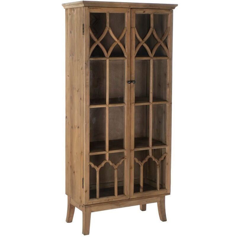 

Vitrina DKD Home Decor Cristal Pino (80 x 40 x 178 cm)