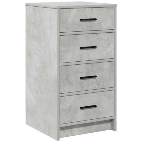 Vitrina Gris hormigón 40 x 41 x 75 cm Madera contrachapada vidaXL
