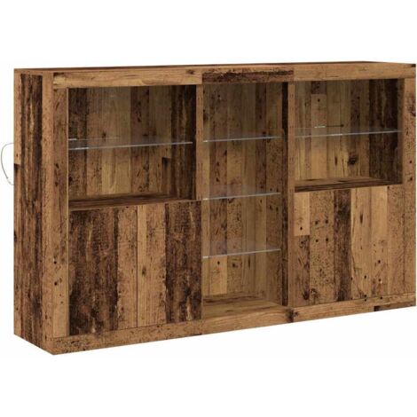 Vitrina Madera vieja 162 x 37 x 100 cm Madera contrachapada vidaXL