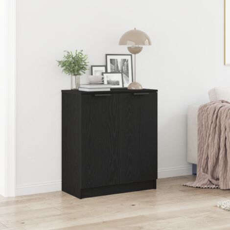 Vitrina Negro 60 x 30 x 70 cm Madera contrachapada