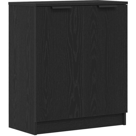 Vitrina Negro 60 x 30 x 70 cm Madera contrachapada vidaXL