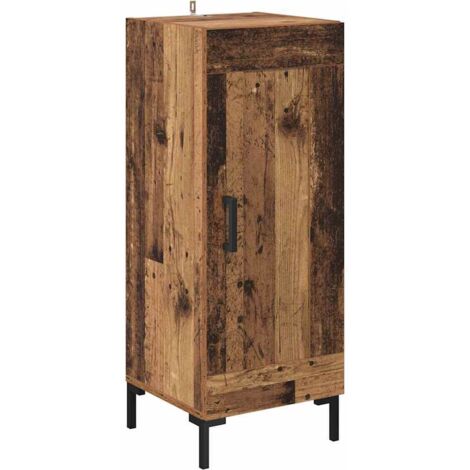 Vitrina Olden Madera Vieja 34,5 x 34 x 90 cm vidaXL