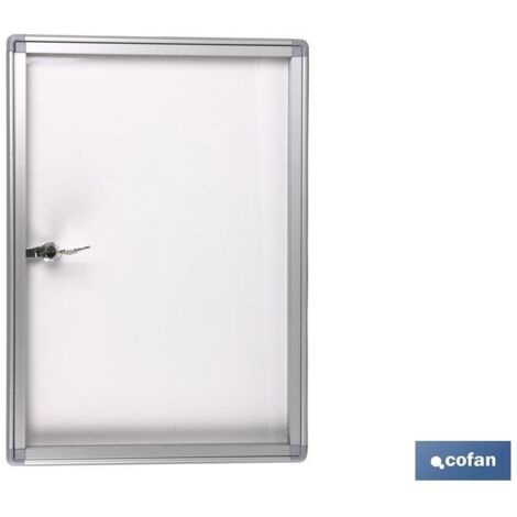 VITRINA PARA IMANES CON CIERRE (350X500MM)