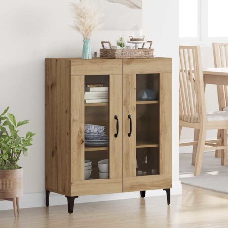 Vitrina Roble artesanal 69,5 x 34 x 90 cm