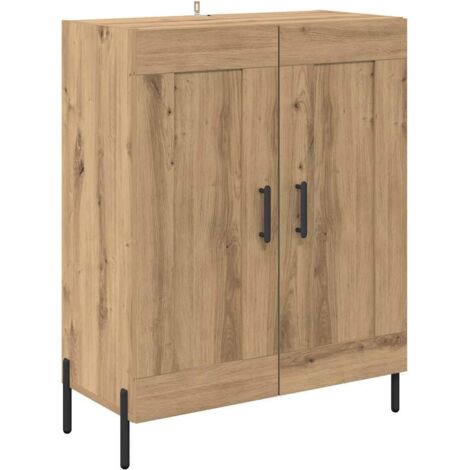 Vitrina Roble artesanal 69,5 x 34 x 90 cm vidaXL