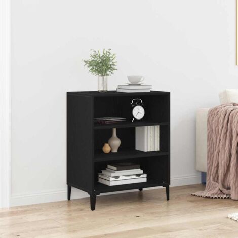 Vitrina Roble negro 57 x 35 x 70 cm Madera contrachapada