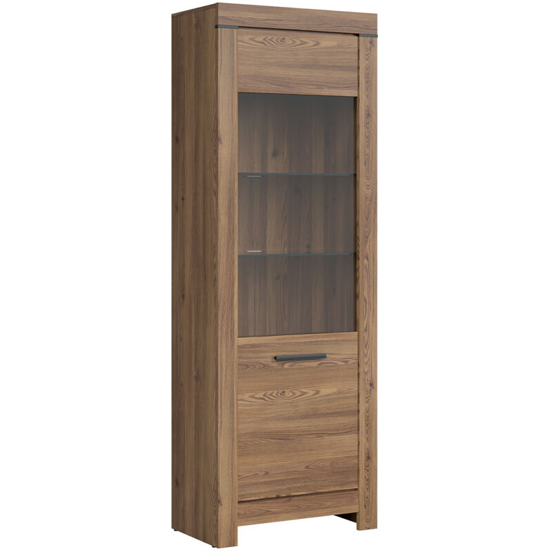 Petits-meubles - Vitrine 2 portes Adam Bois